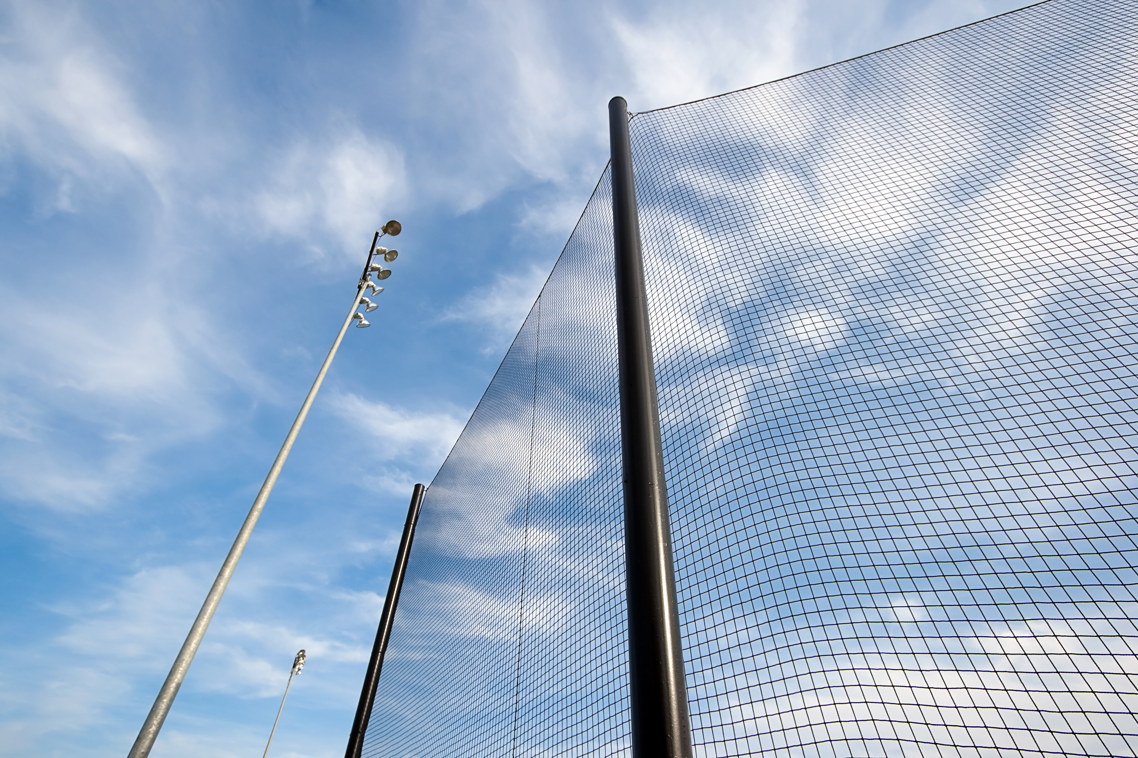 Ball Stop Net System Installation